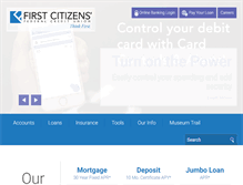 Tablet Screenshot of firstcitizens.org